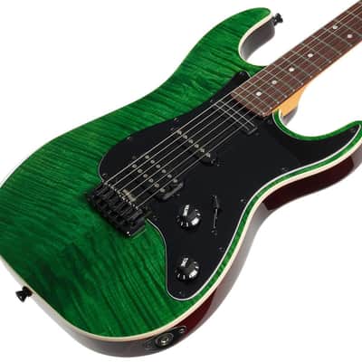 Jet JS-450 TGR R 450 Series Basswood Flamed Maple Top Canadian Roasted Maple Neck 6-String Electric Guitar image 5