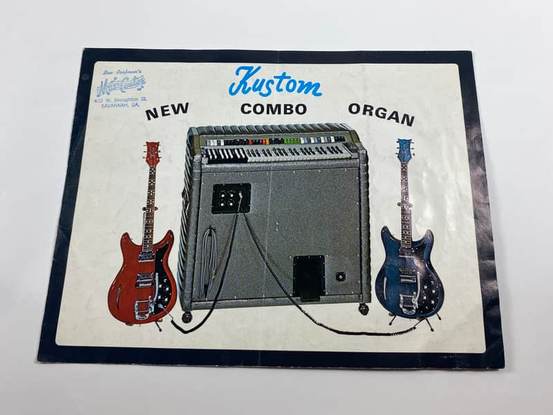 1967 Kustom Catalog Brochure Combo Organ Case Candy image 1