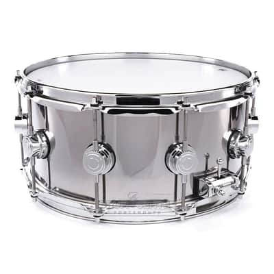 DW Collectors Stainless Steel Snare Drum 14x6.5 image 3