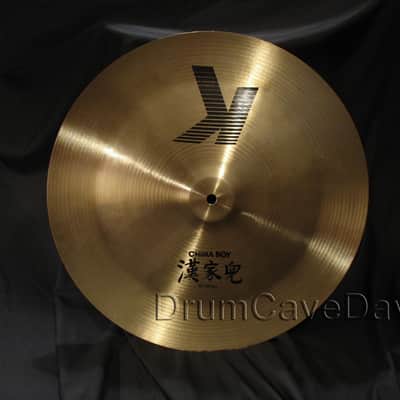 CRACKED 17" K ZILDJIAN CHINA BOY cymbal, BLOCK LETTER, DEMO VIDEO! image 2