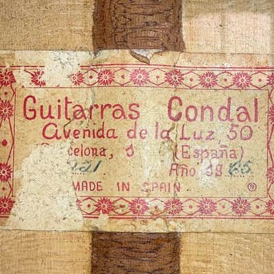 Guitarras Condal Classical 1965 image 8