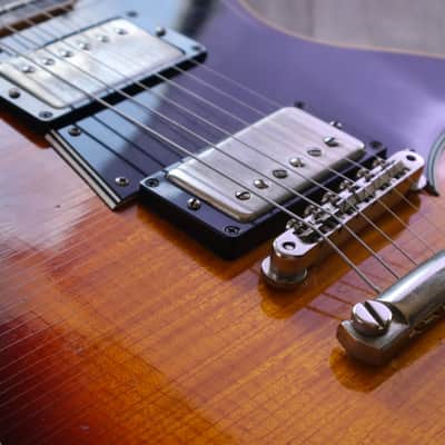 2019 Gibson Custom Les Paul Special Double Cut Figured Maple Top (Bourbon Burst) image 9