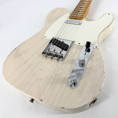 2024 Fender Custom Shop ’57 Telecaster Journeyman Relic – Aged White Blonde image 2