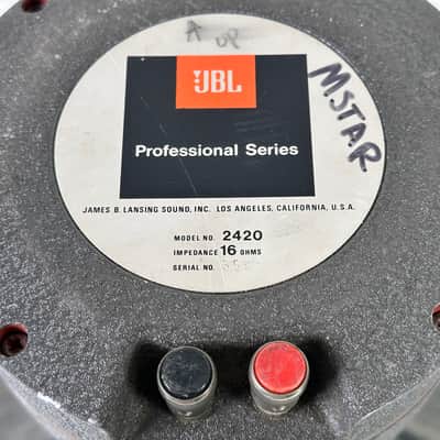 JBL 2420 Compression Driver Unit 16Ω w/ 2380A Horn image 5
