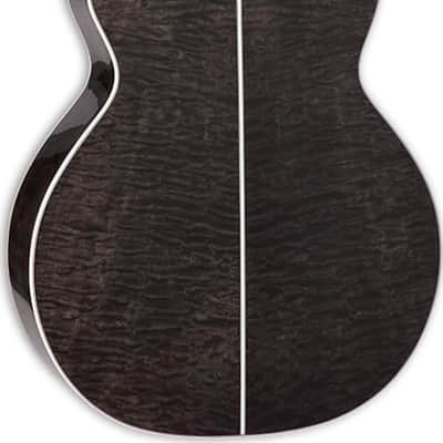 Takamine GN75CE Grand Concert Acoustic-Electric Guitar, Solid Spruce Top, Transparent Black image 3
