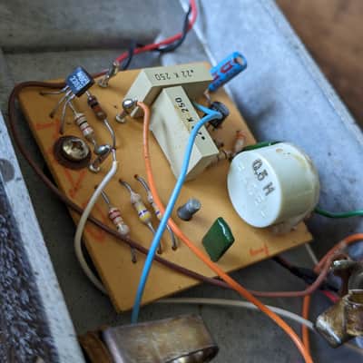 Vintage Jen Crybaby Super Wah pedal White Fasel inductor image 5