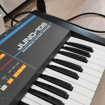 Roland Juno-106 Poly Synth (Serviced) New Voice Chips/Sliders/Knobs image 4