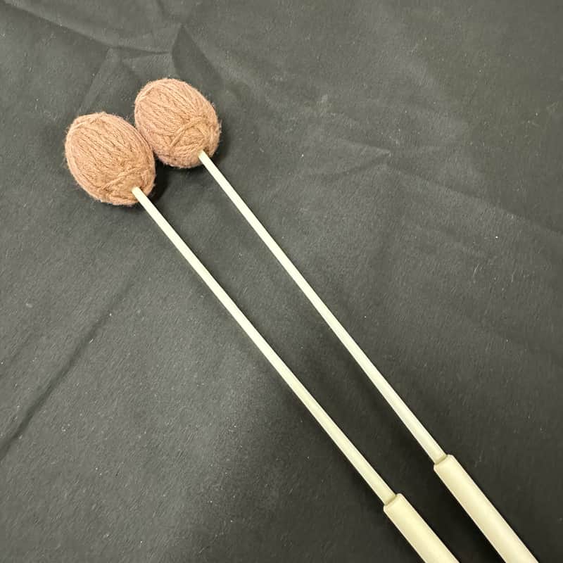 Vintage Musser M-10 Mallets, Soft Brown, 2-Step Handles, 1970s-80s - EXCELLENT image 1