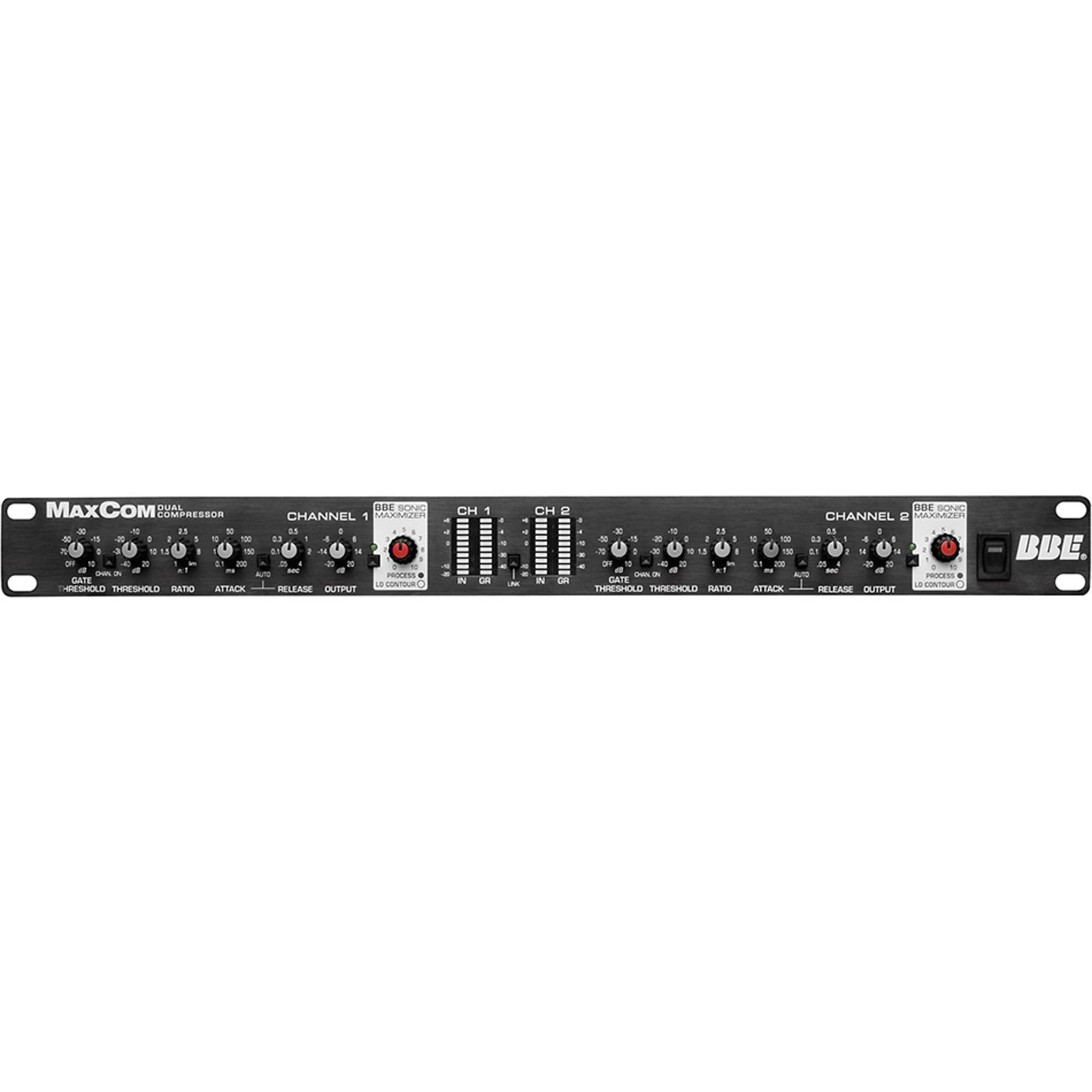 BBE MaxCom Dual-Channel Compressor/Limiter/Gate w/ Sonic Maximizer