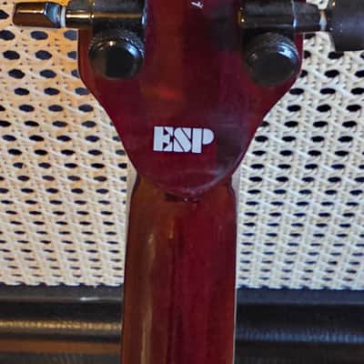 ESP LTD EC-1000 Deluxe – Made in Korea – EMG Pickups – Wine Red – c.2007 image 4