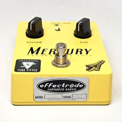 used Effectrode Mercury Vacuum Tube Fuzz, Very Good Condition with Power Supply! image 3