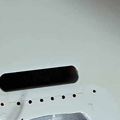 2005 Fender Highway One Stratocaster guitar body daphne blue image 4
