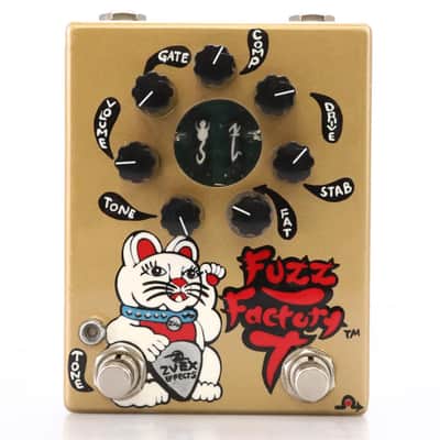 Zvex Fuzz Factory 7 Limited Gold Edition Fuzz Guitar Effects Pedal #50320 image 2