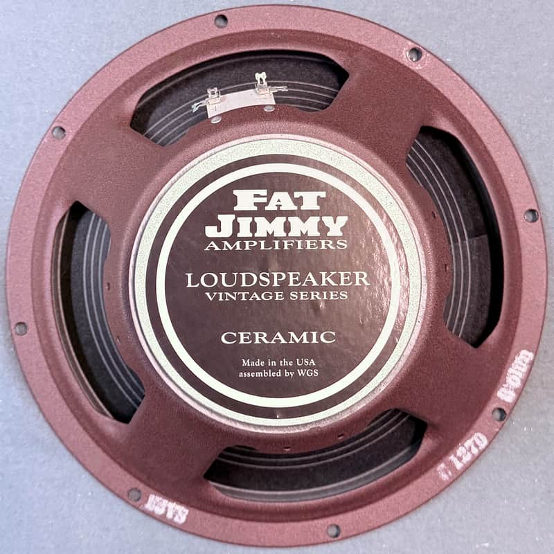 WGS Fat Jimmy C1270 70 Watt 8ohm G12C Speaker Mint image 1