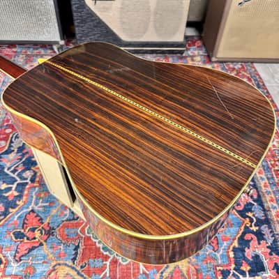1979 Morris D28 Style X-Braced Dreadnought Model WE-40 Shadow Pickup image 9