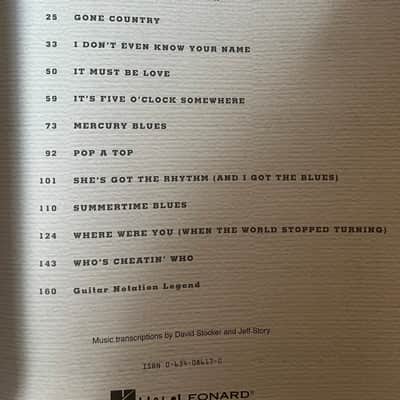 Alan Jackson - Guitar Collection - Guitar Tab / Tablature Book image 3