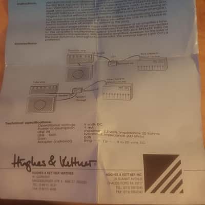 Hughes & Kettner Red Box Cabinetulator G MK II 1992 - Red image 10