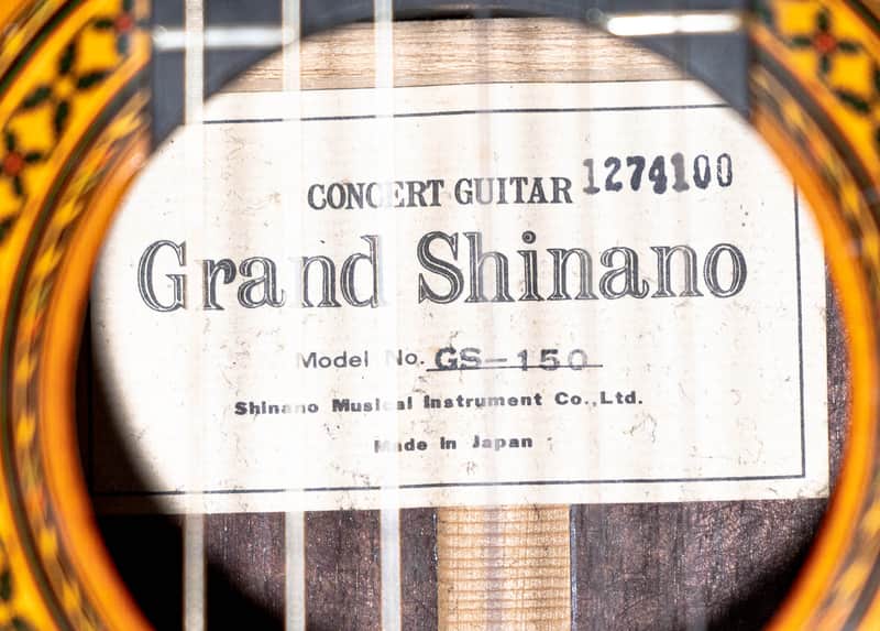 ★☆値下げしました☆★　Grand Shinano、GS150、CONCERT GUITAR、装飾もレトロで素敵で美品だと思います Grand Shinano GS-150 Classical Concert Guitar | eBay