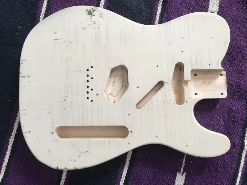 MJT Telecaster body - Blond aged nitro image 1
