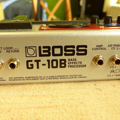 Boss GT-10B Bass Effects Processor 2010s - Silver image 8