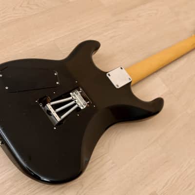 1987 Kramer Focus 1000 Vintage Superstrat Black w/ Floyd Rose, Japan image 13
