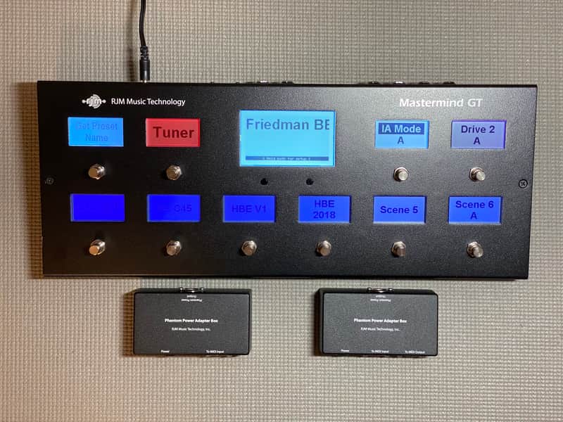 RJM Music Technology Mastermind GT/10 MIDI Foot Controller | Reverb