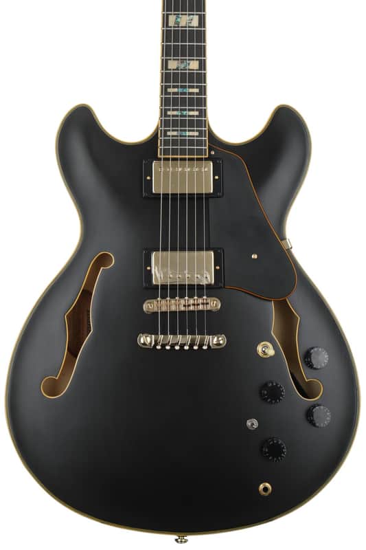 Ibanez John Scofield Signature JSM20 - Black Low Gloss image 1