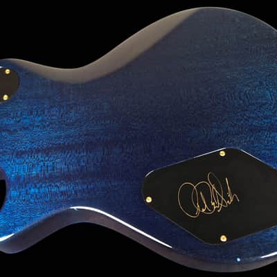 Paul Reed Smith PRS Singlecut 20th Anniversary Artist Package Brazilian 1-PIECE TOP 2007 Royal Blue image 3