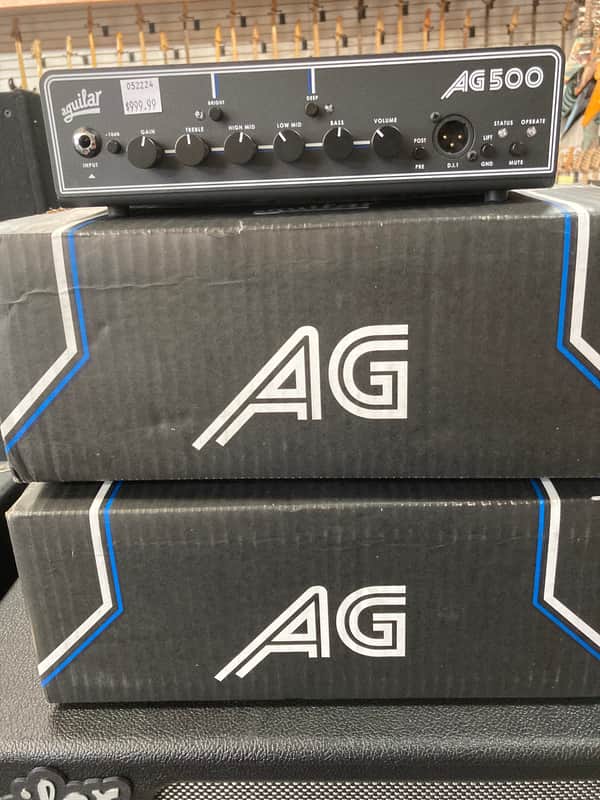 Aguilar AG 500 V2 500-Watt Bass Amp Head 2024 - Present - Black image 1