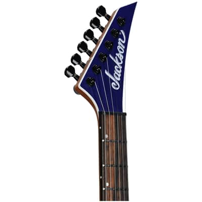 Jackson American Series Virtuoso HT Electric Guitar, (with Case), Mystic Blue image 7