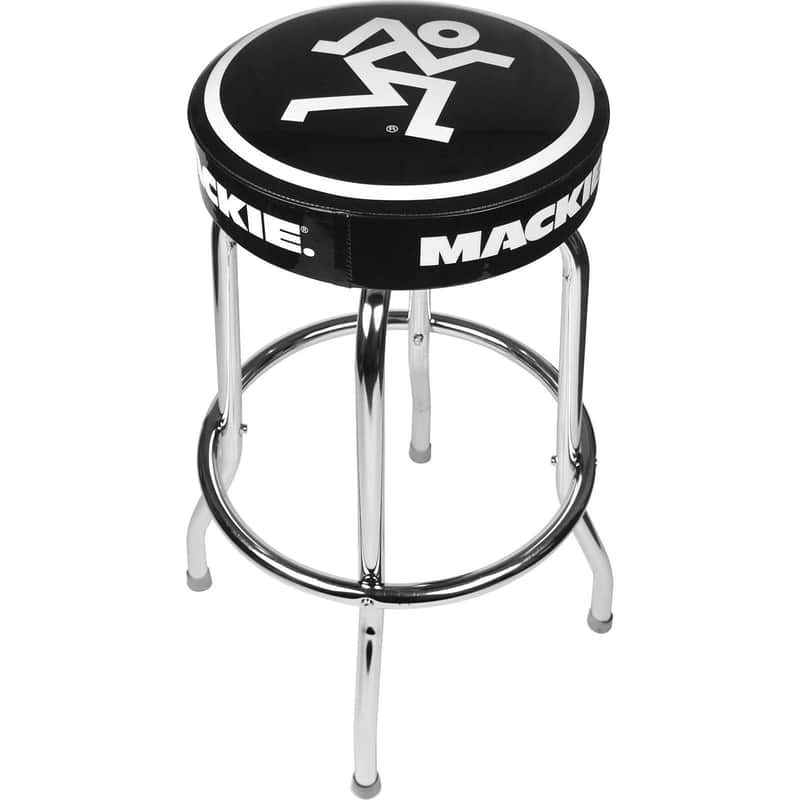 Mackie Studio Bar Stool Chair with Mackie Logo image 1