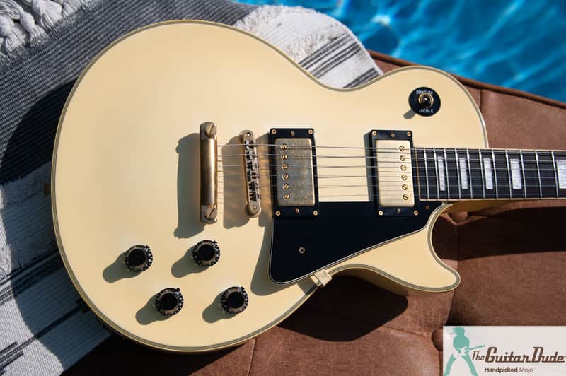 1989 Burny RLC-60 - 60's Style Les Paul Custom w Long Tenon, Open