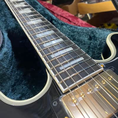 FGN MSA-HP-C Masterfield HH Semi-Hollow Body with Ebony board 2024- Ebony lacquer image 4