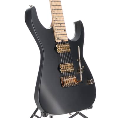 Charvel Angel Vivaldi Signature DK24-7 Nova, Satin Black, Maple Fingerboard, Expert Setup (A13) (00058) image 3