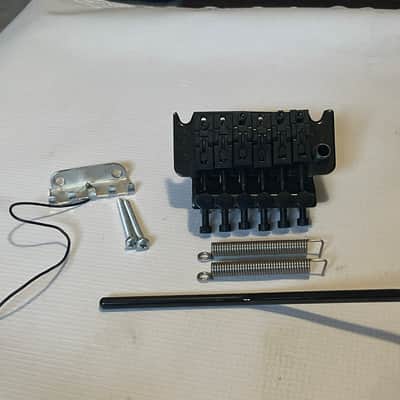 2020's Era Used FRT-01000 1000 Series Licensed Floyd Rose Black Guitar Tremolo Bridge & Arm image 1