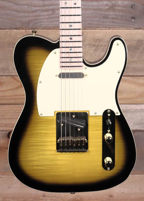 Fender Richie Kotzen Telecaster Electric Guitar Brown Sunburst image 1