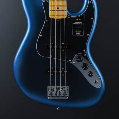 Fender American Professional II Jazz Bass - Dark Knight image 2