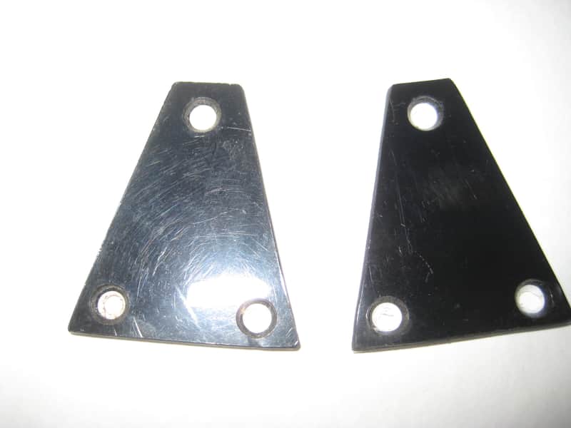 No Name 2 Truss Rod Covers Vintage 1980's image 1