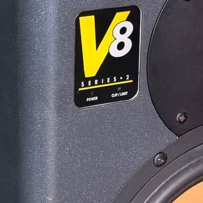 KRK V8 Series I Passive/Active Studio Monitors - Matching Pair (One Blown / Non-Functioning - Project Set) image 3