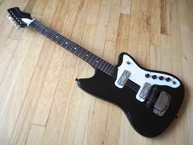 1965 Silvertone Bobkat Model 1476 Vintage Electric Guitar | Reverb