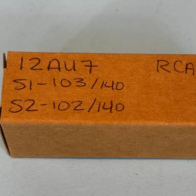 1967 RCA 12AU7A ECC82 Vintage 1960s Gray Plate Side D Getter Tube! T509 image 6