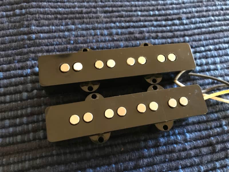 David Allen Pickups Jazz Bass Pickups Set Black image 1