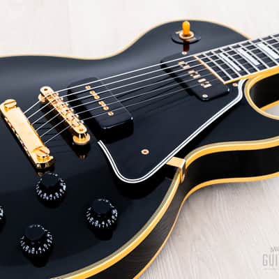 1994 Gibson Historic Les Paul Custom 1954 Reissue LPB4 Ebony, Near-Mint w/ Hangtags, Case image 6