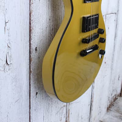 ESP LTD EC-2025 50th Anniversary Electric Guitar Metallic Gold w Hardshell Case image 10