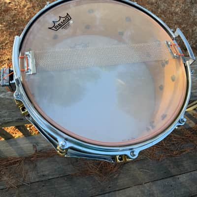90s Yamaha Maple Custom 5.5x14” Snare - Black Maple image 6