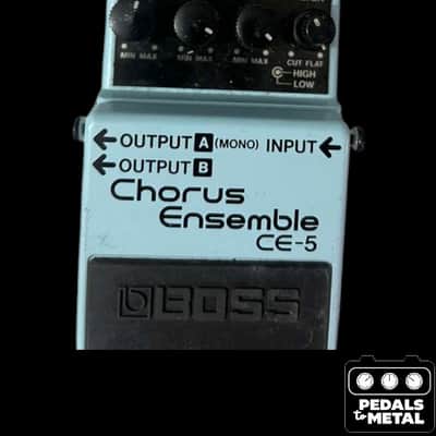 Boss CE-5(a) Chorus Ensemble (Dark Gray Label) 2001 - Present - Blue - X18308 image 2