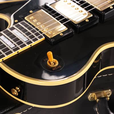 Gibson Custom 1957 Les Paul Custom Reissue 3-Pickup Bigsby VOS Ebony 2024 image 9