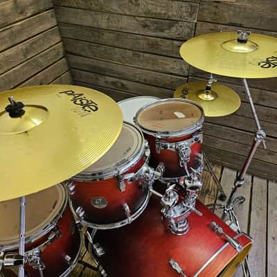 Drum Kit Sonor Force 2005 Birch, Waxed Cherry Fade USED! RKFFK060526 image 7