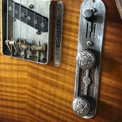 Scala Guitars (Leo Scala) T-Rod 5A Flamed Maple Top  Sound Vented Top, Arcane Pickups! Boutique Custom Shop image 2