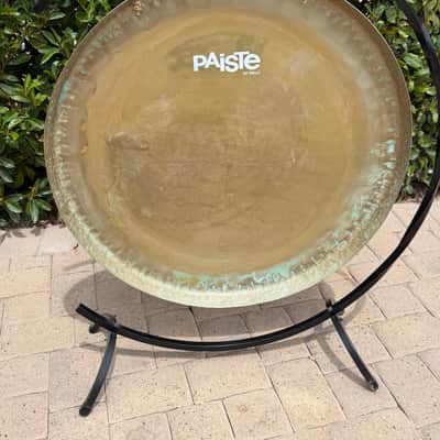 PAISTE 34” Brilliant Symphonic Gong - Brilliant — polished mirror gold image 2